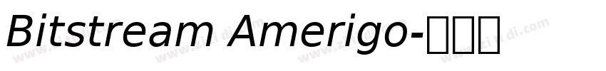 Bitstream Amerigo字体转换